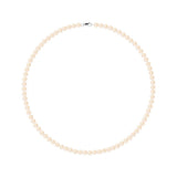 Collar Perlas Corte Redonda 5-6 mm Rosa