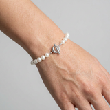 Pulsera de Perlas Cutlure Redondas 7-8 mm Blanco Natural