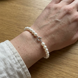 Pulsera de perlas cultivadas para mujer | esmeralda