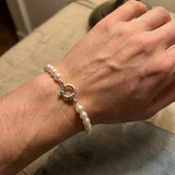 Pulsera de perlas cultivadas blancas | Esme