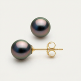 Pendientes de oro y perlas de Tahití | amy