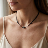 Collar de perlas de Tahití para hombre | valere
