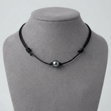 Collar de perlas de Tahití para hombre | valere