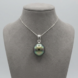 Collar- Perla de Tahití- Círculo 11-12 mm- Joyería de Mujer