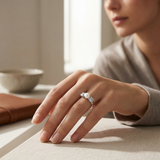 Anillo de Plata y Perla Blanca | leane