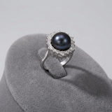 Anillo de plata y perla negra | felicia