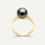 Anillo de oro amarillo con una magnífica perla de Tahití | Meliá