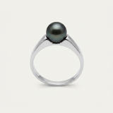 Anillo de perlas cultivadas de Tahití negras | irina