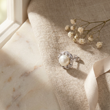 Pendientes - Perlas cultivadas de agua dulce blancas Corolle - Joyería para mujer - Plata de ley 925