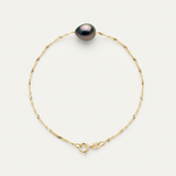 Pulsera de Perlas de Oro Amarillo | ashley