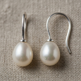 Pendientes de perlas cultivadas blancas | Diana