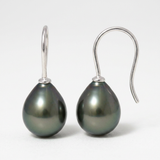 Pendientes - Perlas Cultivadas de Tahití - Diámetro 8-9 mm - Joyería para Mujer