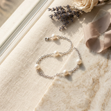 Pulsera de Perlas Cutlure - Diámetro 9-10 mm Blanco