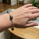 Pulsera- Perlas Cultivadas de Tahití- Diámetro 9-10 mm- Joyería para Mujer