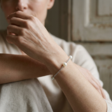 Pulsera de Perlas Cutlure - Diámetro 9-10 mm Blanco