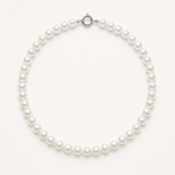 Collar de Perlas Cultivadas Redondas 6-7 mm Blanco