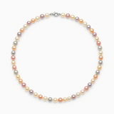 Collar Perlas Corte Redonda 4-5 mm Multicolor