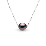 Collar de Perlas de Tahití Oro Blanco | ashley