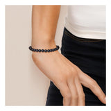 Pulsera de plata y perlas cultivadas negras | Esme