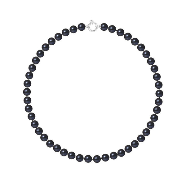 Collar de Perlas Cutlure - Diámetro 8-9 mm Negro Tahití - Joyería Mujer