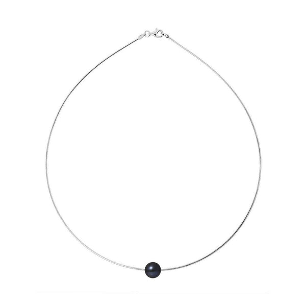 Collar de Perlas Cutlure - Diámetro 9-10 mm Negro Tahití - Joyería Mujer