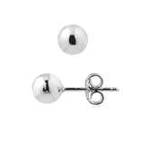 Pendientes Bola Plata