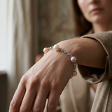 Pulsera de perlas cultivadas multicolores | niña