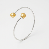 Pulsera- Perlas Cultivadas de Agua Dulce Diámetro 9-10 mm Oro- Plata 925 Milésimas