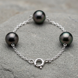 Pulsera de 3 perlas de Tahití | Lina