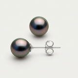 Pendientes de oro con perlas de Tahití | amy