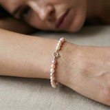 Pulsera de perlas cultivadas multicolores | esmeralda