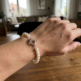Pulsera de Perlas Cutlure Redondas 7-8 mm Blanco Natural