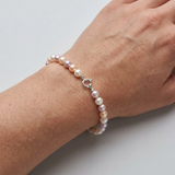Pulsera de perlas cultivadas multicolores | esmeralda