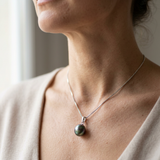 Collar- Perla de Tahití- Círculo 11-12 mm- Joyería de Mujer