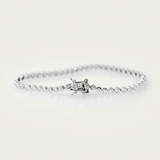 Conjunto de pulsera “Diamond River” con óxidos de circonio