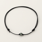 Collar de perlas de Tahití para hombre | valere