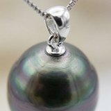 Collar- Perla de Tahití- Círculo 11-12 mm- Joyería de Mujer