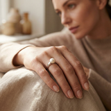 Anillo de perlas cultivadas blancas | irina