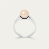 Anillo de perlas cultivadas rosas | irina