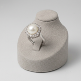 Anillo con Perla Cultivada Blanca | felicia