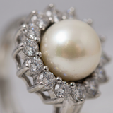 Anillo de Plata y Perla Blanca | luana
