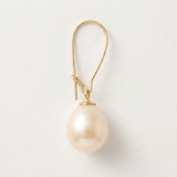 Pendientes - Perlas Cultivadas de Agua Dulce - Diámetro Pera 9-10 mm Rosa - Joyería Mujer - Oro Amarillo