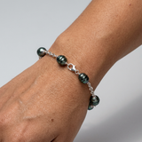 Pulsera- Perlas Cultivadas de Tahití- Diámetro 9-10 mm- Joyería para Mujer
