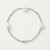 Pulsera de Perlas Cutlure - Diámetro 9-10 mm Blanco