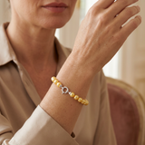 Pulsera - Perlas Cultivadas Redondas 6-7 mm Oro - Oro Amarillo