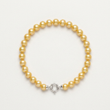 Pulsera - Perlas Cultivadas Redondas 6-7 mm Oro - Oro Amarillo