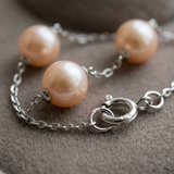 Pulsera de Perlas Cutlure Redondas 6-7 mm Rosa