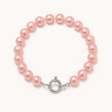 Pulsera de Cuentas Redondas Cutlure 6-7 mm Rosa Natural-