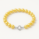 Pulsera - Perlas Cultivadas Redondas 6-7 mm Oro - Oro Amarillo