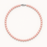 Collar Perlas Corte Redonda 5-6 mm Rosa